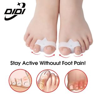 DIDI 1 Pair Toe Separator Bunion Corrector Gel Toe Corrector Big Toe Pad Hallux Valgus Pain Relief