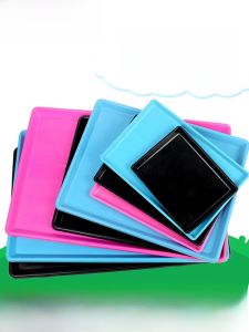 Large Size Dog Cage Tray Thickened Pet Plastic Urine Tray Dog Shit Pan Dog Cage Feces Collection Basin Pet Supplies