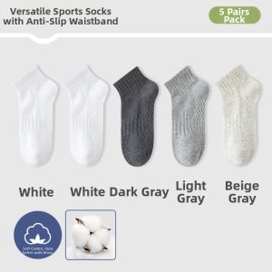 Sweat Absorbing Breathable Cotton Mens Sport Socks