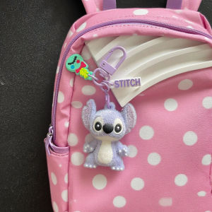 พวงกุญแจตุ๊กตาสติทช์ 3 มิติ แบบมินิการ์ตูน ทำมือ DIY สำหรับตกแต่งกระเป๋า เครื่องประดับน่ารัก