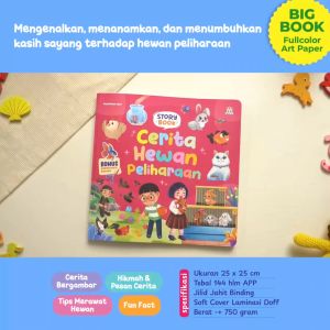Buku Cerita Story Book Hewan Peliharaan Ziyadbooks Official Anak Bergambar 4 5 6 Tahun SD TK