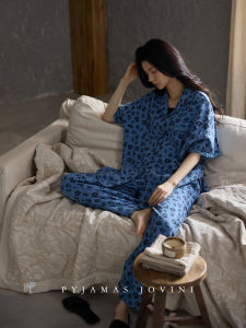 Cool Sensation Cotton Leopard Print Women Sleepwear Set