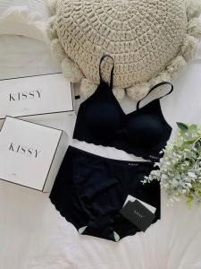 Authentic Kissy Seamless Bralette with No Steel Ring for Sweat Absorbency and Breathability Official Flagship Store