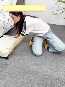 60cm Large Storage Bin With Lid With Lid and Wheel  Foldable /Collapsible Organizer boxBig Plastic Storage Container for Clothes Toy for Home