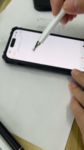 RICHMENT 3 in 1 Universal Stylus Pen with Magnetic Suction for iPad iPhone Android Tablets Phones and Real Paper Touch Tip Disc Tip Ballpoint Pen High Sensitivity for Writing Drawing Gaming Reading and Study