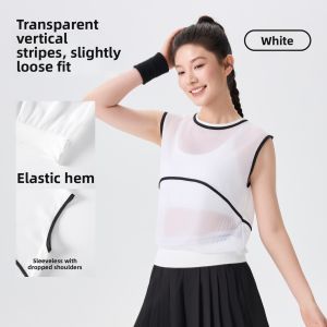 361° | Breathable Loose Sleeveless Sport Vest for Yoga Badminton Tennis