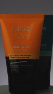 Nuface Nu Glow Men Bright Up | Acnover Facial Wash 100gr | Mens Grooming