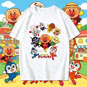 Bandai | 2026 Short Sleeve Tee Graphic A-Anpanmans Men T-shirt Cotton Woman t-shirts Gifts for Boyfriend Summer Tops Streetwear Vintage