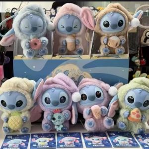 Disney | New Disney Stitch Eat Sleep Series Vinyl  Pendant Cute Doll Mystery Box Toy Plush Doll Holiday Gift