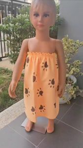 ผ้าขนหนู ผ้านาโนหนา เด็กเล็ก 1-3 ขวบ แบบกระโจมอกยางยืดรอบตัว สำหรับสูงไม่เกิน 95 ซม.