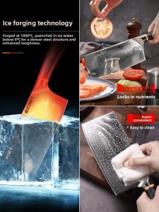 Mad Shark | Forged Damascus Steel Multi-Purpose Chefs Knife
