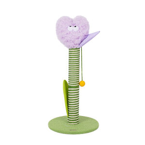 Standing Jute Cat Scratching Post Non-Shedding Claw Grooming Toy zeze