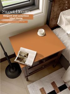 JIELEFAN | Luxurious Waterproof and Dustproof Bedside Table Mat Leather