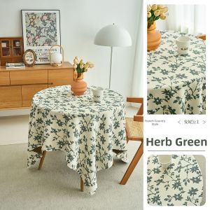 LEZHIHE | Thick French Style Easy Clean Tablecloth