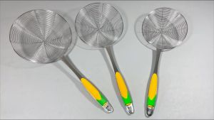 serokan stainless ganggang jagung .serokan jagung serokan gorengan /penyaring minyak