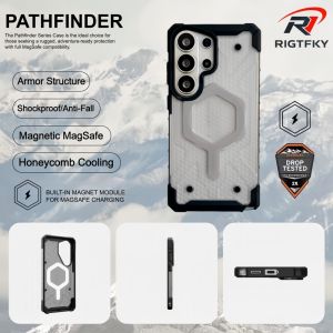 Original PathFinder Phone Case For Samsung S26 Ultra S25 S24 S23 Plus S26 ULTRA Shockproof Armor Magnetic Protector Clear Cover