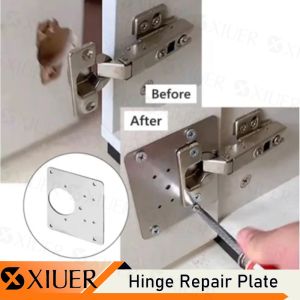 Cabinet Hinge Repair Plate with 6Pcs Screws Stainless Steel Hinge Repair Brackets Kit: A Comprehensive Guide