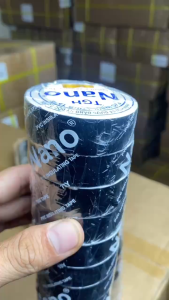 Băng Keo Điện Nano Đen Dán Dây Điện Quấn Cách Nhiệt Bám Chặt