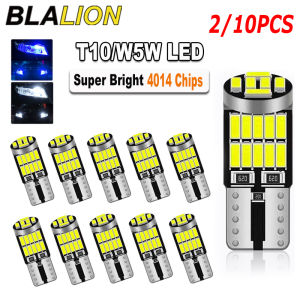 BLALION 10pcs T10 W5W 194 501 Led Canbus No Error Car Interior Light T10 26 SMD 4014 Chip Pure White Instrument Lights Bulb Lamp