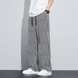Summer Lightweight Straight Cut Loose Fit Mens Casual Pants