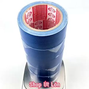 Băng keo vải màu xanh dương rộng 4.7cm dài 13 mét lõi giấy 3mm - 1 cây có 6 cuộn