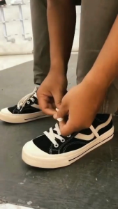 (SIAP KIRIM) Sepatu Ventela Public Low Black Natural Original 100% Premium Kasual Pria Wanita Sekolah/Kuliah