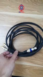 Dây Canon Cái Ra 2 Đầu Av Bông Sen Dài 3M Cắm Vang Xuống Sub Điện Hàng Tự Làm Lõi Đồng Dày Đầu Mạ Vàng - H2Pro Audio