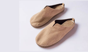 Retro Linen Shoes Non-Heel Half Slippers Womens Breathable Chinese Style Mens and Womens Same Style Indoor and Outdoor Closed Toe Comfortable Retro Retro