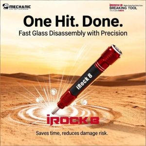 MECHANIC iRock 8 Glass Breaking Tool One Hit Fast Disassembly for iPhone Samsung Back Glass Cover Removal Phone Repair Shop Tool
