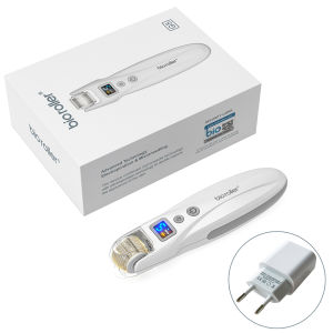 Electric Derma Roller G5 216 Titanium Needle EMS Microcurrent LED Photon Therapy Vibration Facial Skin Care Microneedling Roller