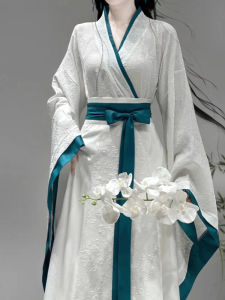 Improved Hanfu Womens 2025 New Adult Ancient Costume Wei Jin Ancient Style Fairy Atmosphere Small Size Warring States Robe Northern And Southern Dynasties