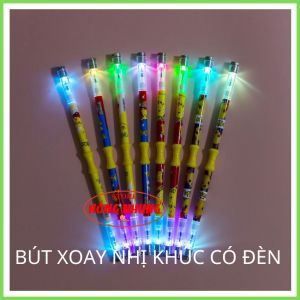 Combo 2 Cây Bút Quay Nghệ Thuật Phát Sáng Có Đèn Led  PIKACHU Xoay Gập Chính Giữa Hai Đầu Cá Tính Tự Động Đổi Màu Với Hình Ảnh Sắc Nét Ấn Tượng Rực Rỡ. HỒNG NHUNG STORE