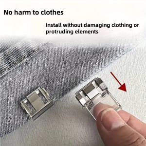 Invisible Pants Legs Clip Plastics Shirt Sleeve Leg Clips For Anti Drag Pants Hem Fixing Device Seam Free Hidden Pants Fixers