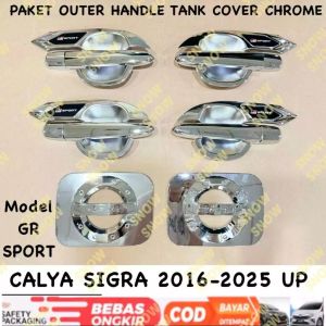 Paket Outer Handle Tank Cover Calya Sigra 2016 2023 2024 2025 GR SPORT Chrome