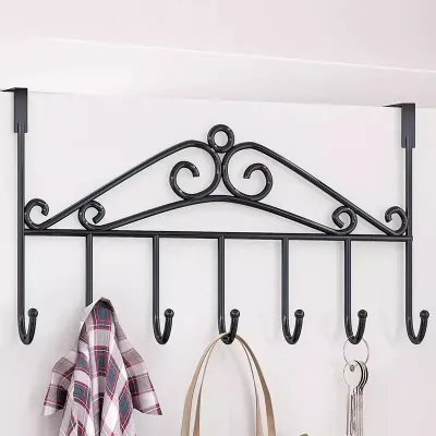 Scandinavian Over The Door No-Drill Hanging Organizer