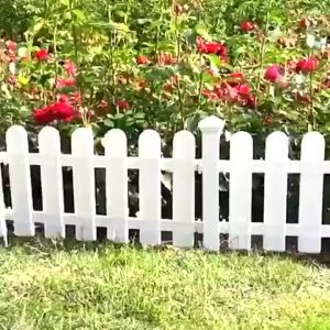 10 PCS รั้วตกแต่งสวน รั้วพลาสติก DIY รั้วสีขาว รั้วบ้านรั้ว รั้วขนาดเล็กตกแต่งในร่มและกลางแจ้ง รั้วแต่งสวน ต้นไม้ ของตกแต่งสวน รั้ว PVC (COD)