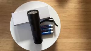 9/12 LED Protable UV Flashlight Black Light 395 NM Ultraviolet Torch Blacklight Detector for Dog Urine Pet Stain and Bed Bug
