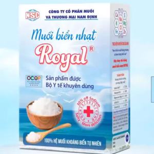 Muối biển nhạt Royal 250g NSC với 100% hệ muối khoáng biển tự nhiên hơn 60 vi lượng khoáng chất