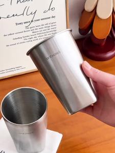 onlycook | 304 Stainless Steel Food Grade Antibacterial Cold Drink Cup Shatterproof