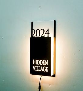 Nomor Rumah Slim Box Modern Lighting
