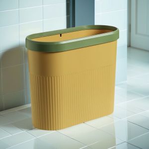 Thùng Rác Cạnh Bồn Rửa Nhà Tắm Không Có Nắp Thùng Đựng Giấy Mỏng Cho Gia Đình Thùng Rác Trang Trí Cao Cấp PP Dung Tích 10L