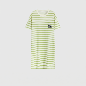 Baisina | Cotton Thin Breathable Summer Sleepwear Dress
