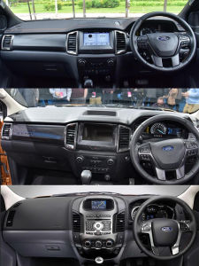 แผ่นกันแดดสำหรับแผงควบคุมกลาง Ford Ranger ด้านขวามือ แผ่นกันแสงสำหรับรถยนต์ ตกแต่งภายในรถ แผ่นกันแสงกันแดด อุปกรณ์เสริมรถยนต์