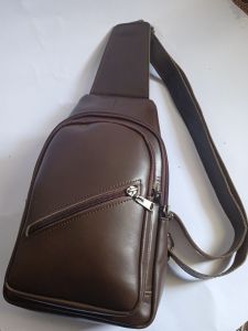 tas kulit model simpel tas selempang pria keren tas kulit garut tas kulit pria waistbag model baru