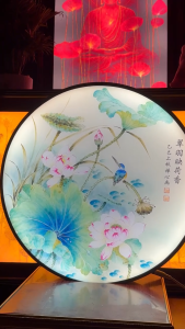 Tranh Hoa Sen Phát Sáng full LED Trang Trí Nhà Phòng Thờ Spa Phòng Khách Phòng Làm Việc phù hợp với Phong Thủy