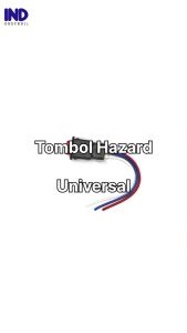 Tombol-Saklar-Switch-Swit 1 Tombol On Off Hazard Untuk Semua Jenis Motor-Universal