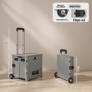 HAOMEIJIA | Portable Foldable Shopping Cart
