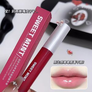 Sweet Mint Color-Changing Lip Essence Liquid Non-Stick Cup Moisturizing Lip Care Glossy Lipstick for Women Reduces Lip Lines Autumn Winter