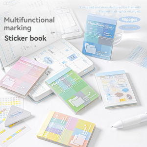 1PC Multi Functional Label Stickers Portable Writing Classification Index Stickers Hand Account Note Stickers Calligraphy Sticke