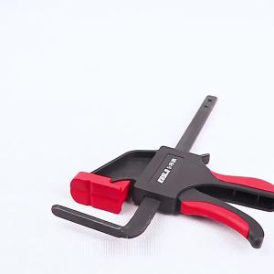 Quick Release F Clip Upgraded 1PC Tracksaw Clamp Track Clip Pressure Plate Desktop Hole Table Clip for Guide Rail Woodworking